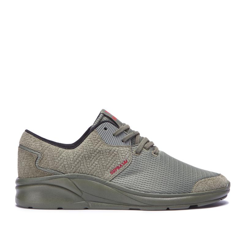 Supra NOIZ Sneaker Low Herren Olivgrün Sale RWYCS2419